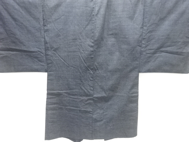 JAPANESE KIMONO / ANTIQUE MENS HAORI / COTTON / KURUME SHOSEI KASURI
